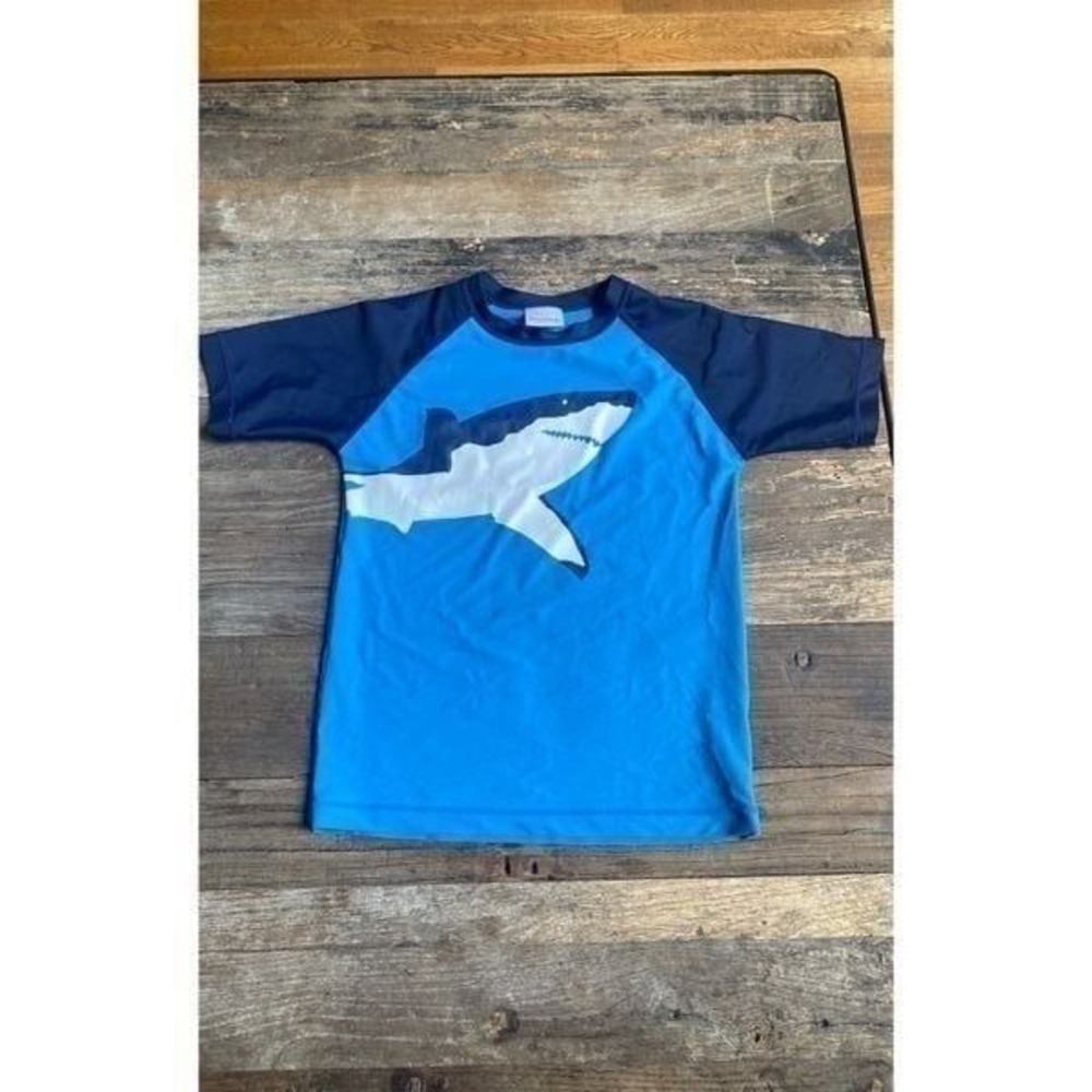 Hanna‎ Andersson 150 Rash Guard shark